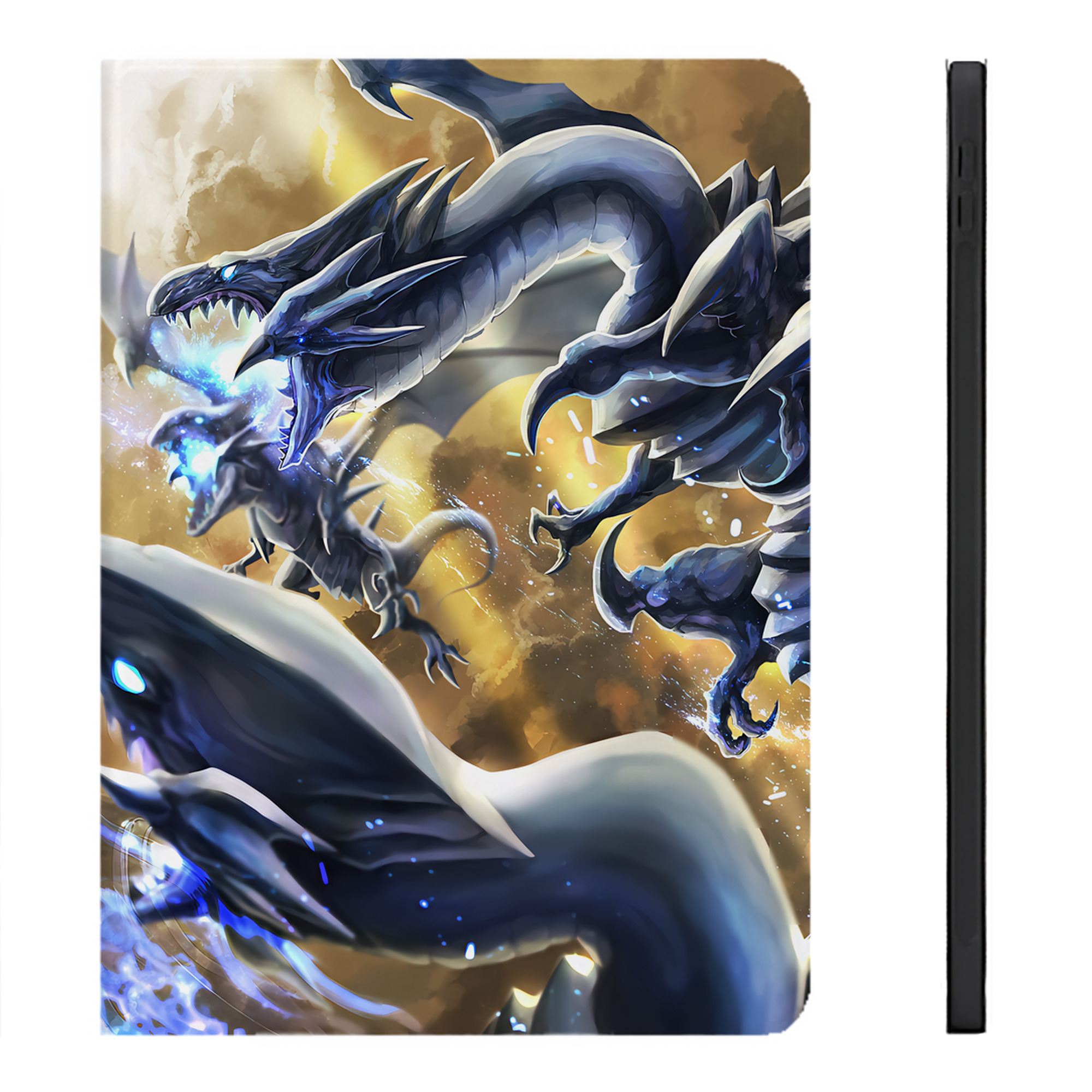 （画像用） 遊☆戯☆王 Yu-Gi-Oh! IPadケース ペンホルダー付き ブックスタイルデザイン
